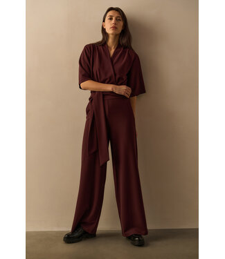 Yaya Jumpsuit met korte mouwen