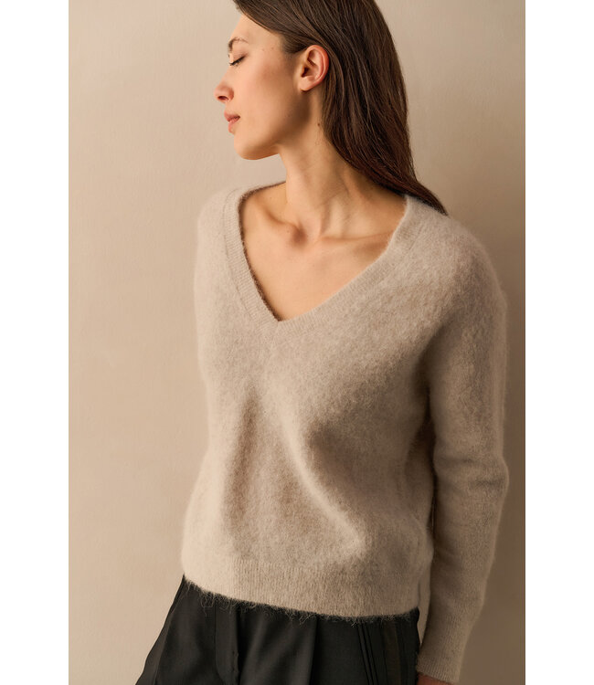 Yaya 01-000536-511 Zachte trui met V-hals