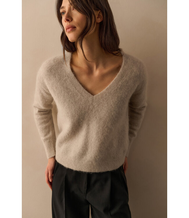 Yaya 01-000536-511 Zachte trui met V-hals