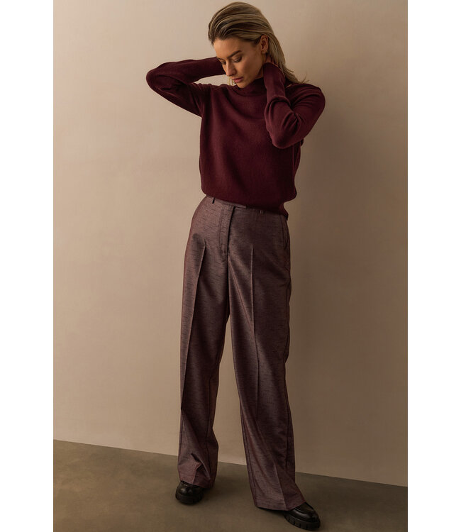 Yaya 01-000532-511 Trui met opengewerkte halslijn