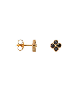 Label Kiki Black clover studs