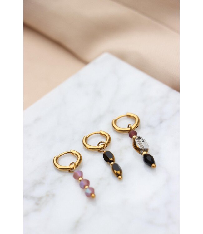 Label Kiki K.SH.351.1 Noir glow hoop