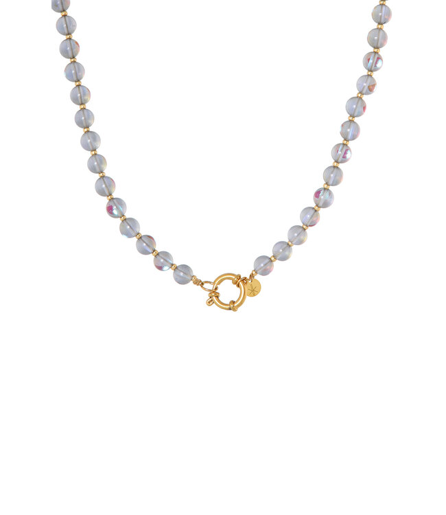 Label Kiki SK.216.1 Grey flame necklace