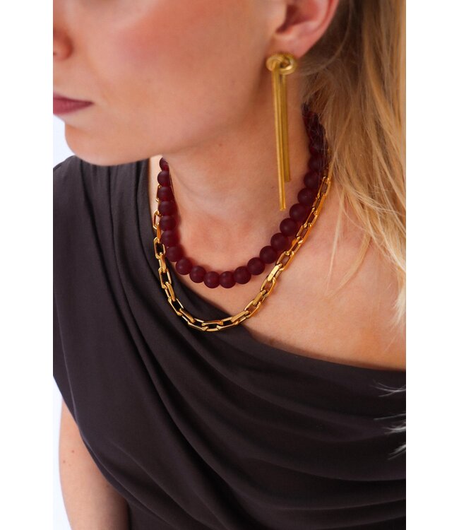 Label Kiki K.EX.50.1 Rouge necklace