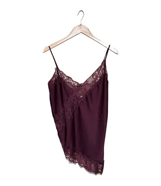VROUW Limited Lace top burgundy