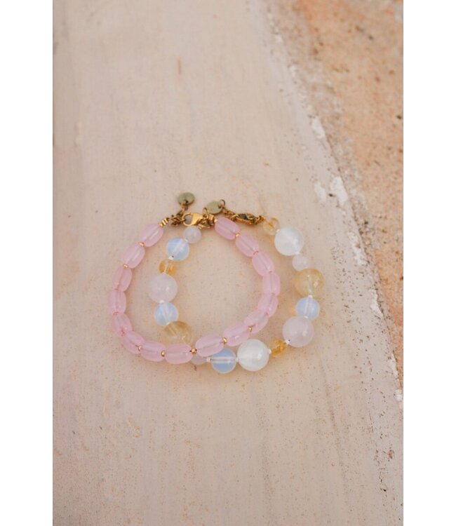 Label Kiki K.SA.302.1 Pink beads bracelet