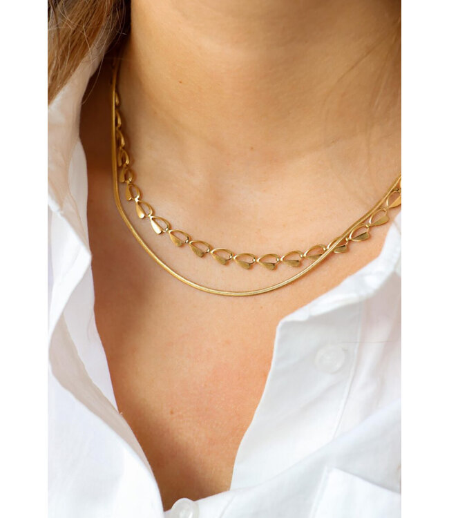 Label Kiki K.SK.79.1 Baby smooth snake necklace
