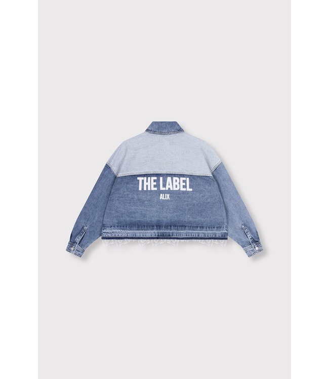 Alix the Label 2512996502 mix denim blouse