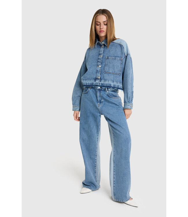 Alix the Label 2512196501 mix denim pants