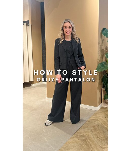 SHOP THE LOOK - Grijze pantalon