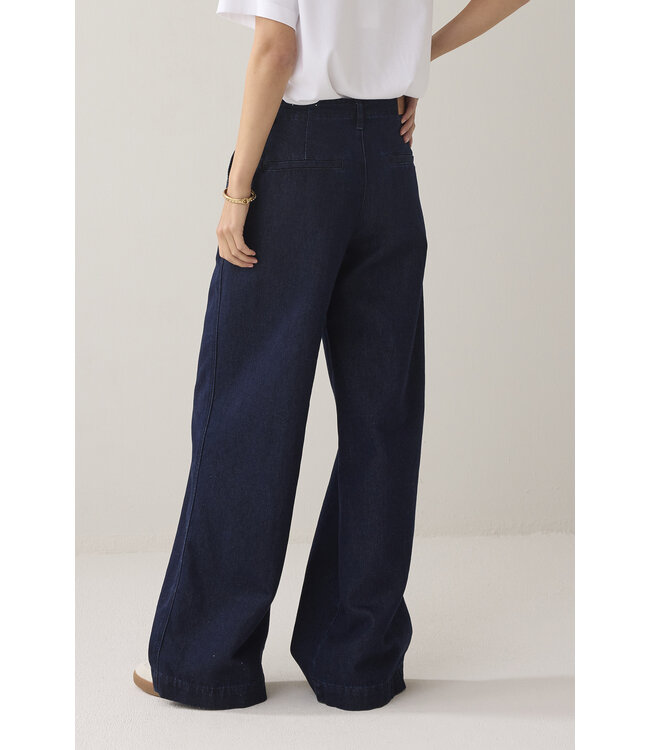 Summum Woman 4s2883-5203 Jeans wide leg denim