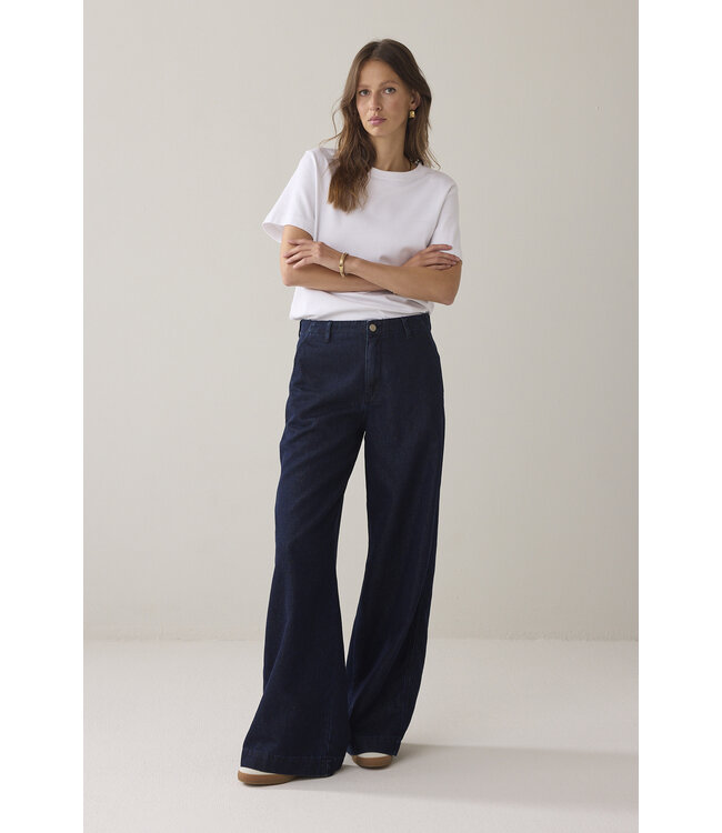 Summum Woman 4s2883-5203 Jeans wide leg denim