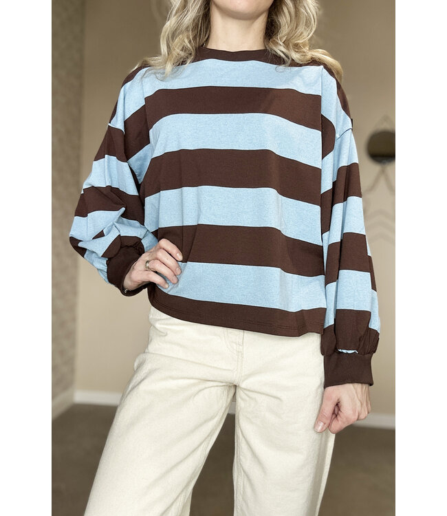 VROUW Limited 13417 Striped longsleeve
