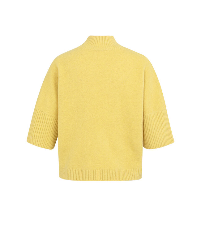Yaya 01-000437-601 Trui met geribde mouwen