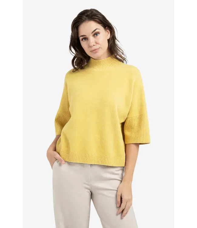 Yaya 01-000437-601 Trui met geribde mouwen