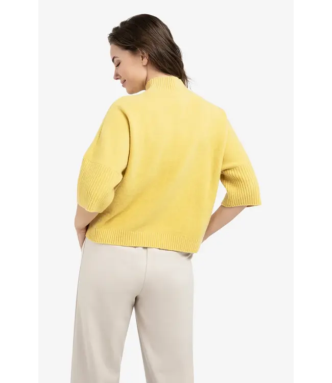 Yaya 01-000437-601 Trui met geribde mouwen