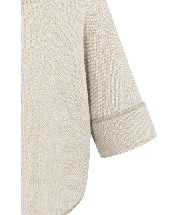 Yaya 01-010141-601 Poncho-vest met ronde zoom