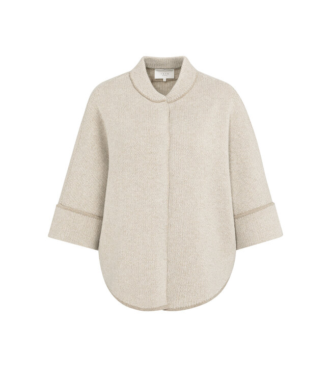 Yaya 01-010141-601 Poncho-vest met ronde zoom