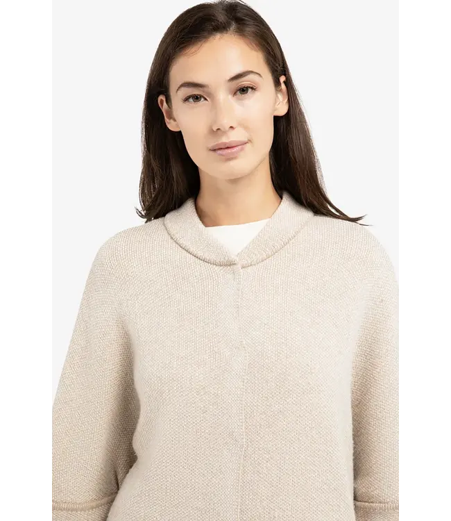 Yaya 01-010141-601 Poncho-vest met ronde zoom