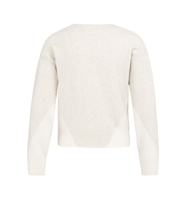 Yaya 01-000544-601 Trui met colorblock-effect