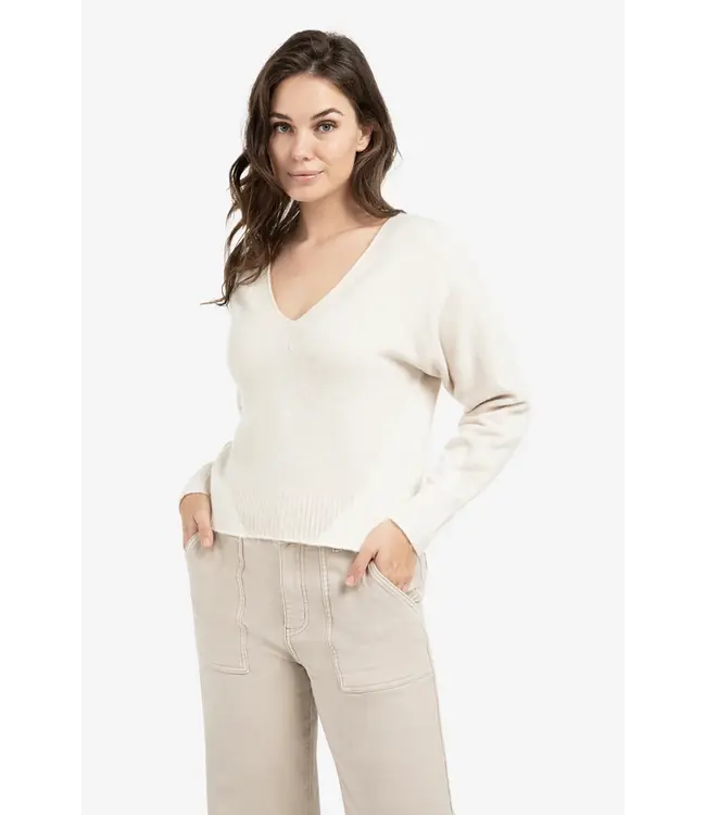 Yaya 01-000544-601 Trui met colorblock-effect