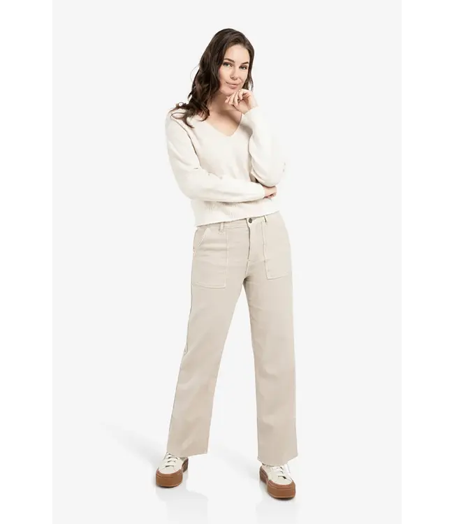 Yaya 01-000544-601 Trui met colorblock-effect