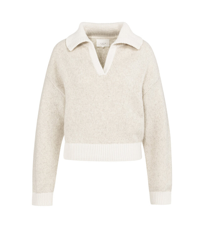 Yaya 01-000547-601 Trui met contrasterende kraag