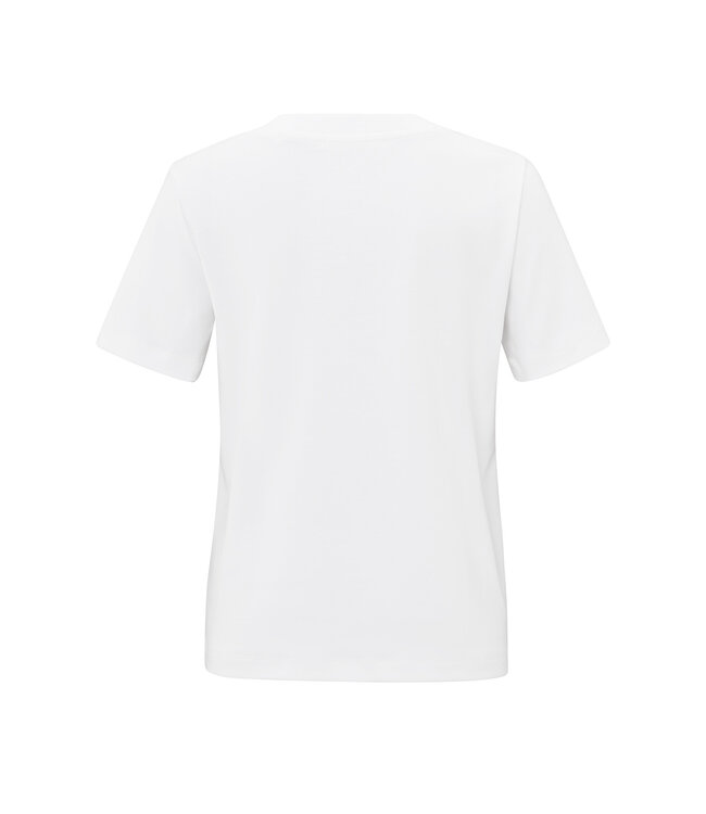 Yaya 01-719058-N T-shirt with V-neck