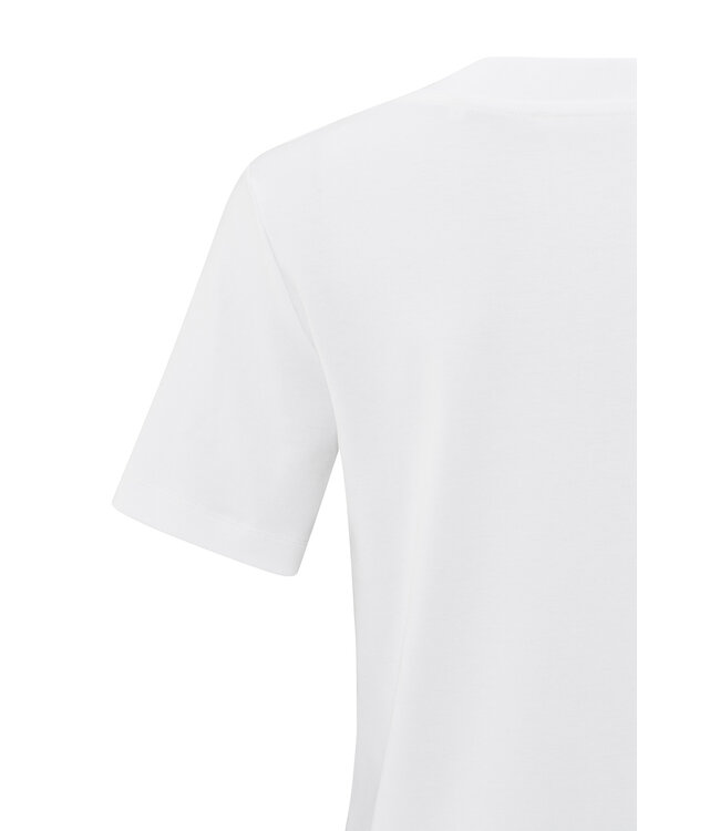 Yaya 01-719058-N T-shirt with V-neck