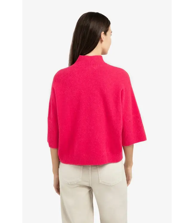 Yaya 01-000437-601 Trui met geribde mouwen