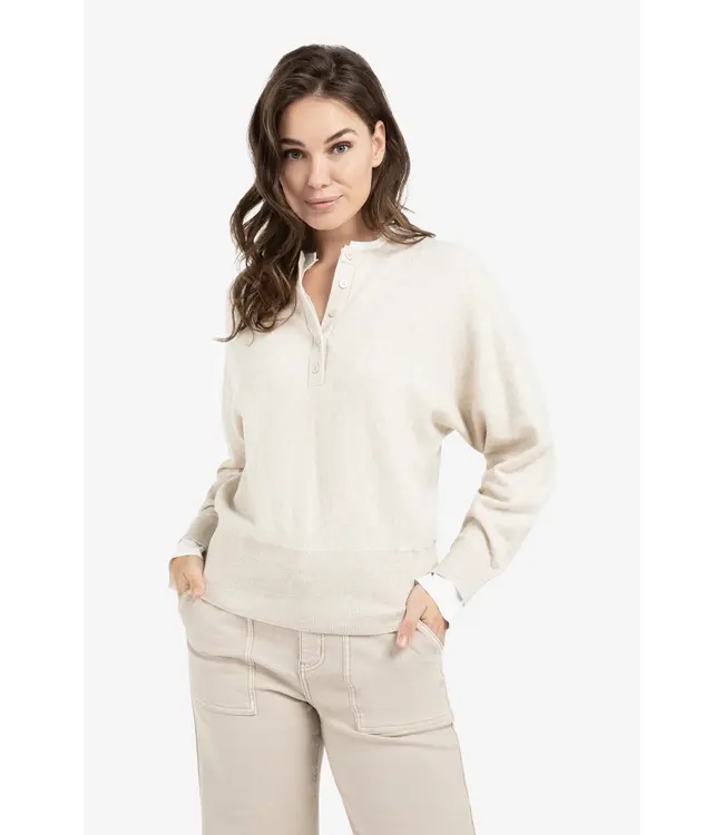 Yaya Sweater met kraagdetail