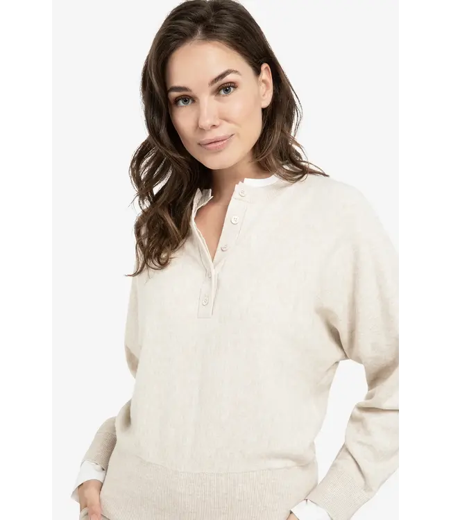 Yaya 01-000546-601 Sweater met kraagdetail