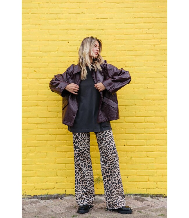 Catwalk Junkie 2402030019 Loose fit jeans leopard