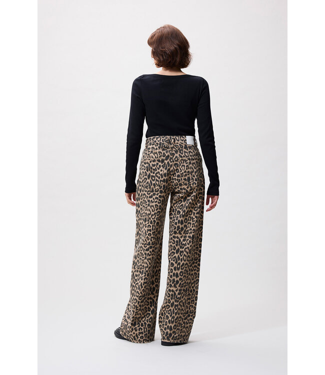 Catwalk Junkie 2402030019 Loose fit jeans leopard