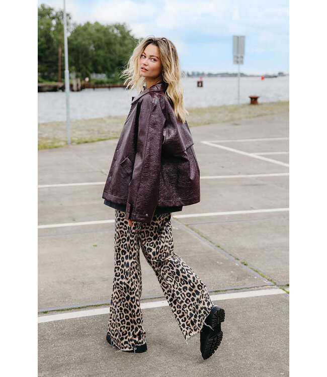 Catwalk Junkie 2402030019 Loose fit jeans leopard