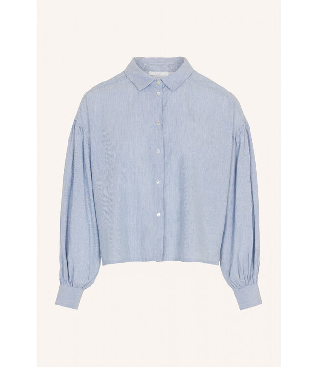 BY-BAR AMSTERDAM 24112024 Sarah short pin stripe blouse
