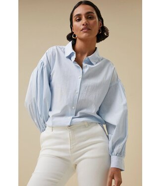 BY-BAR AMSTERDAM Sarah chambray blouse
