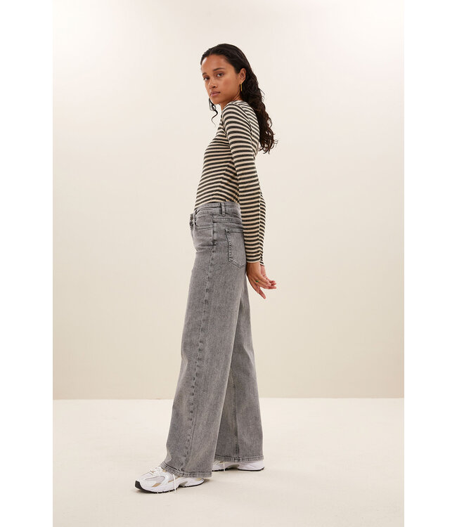 BY-BAR AMSTERDAM 101008 Basic longsleeve stripe top