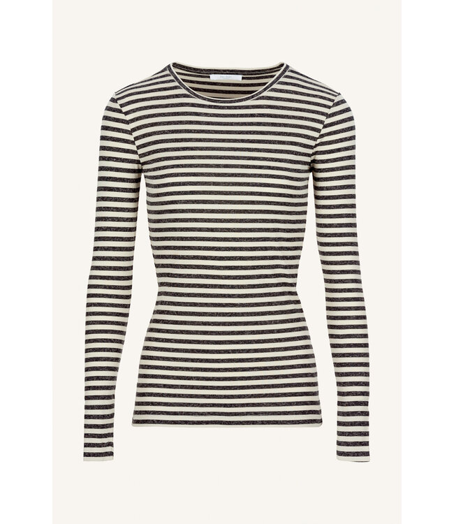 BY-BAR AMSTERDAM 101008 Basic longsleeve stripe top