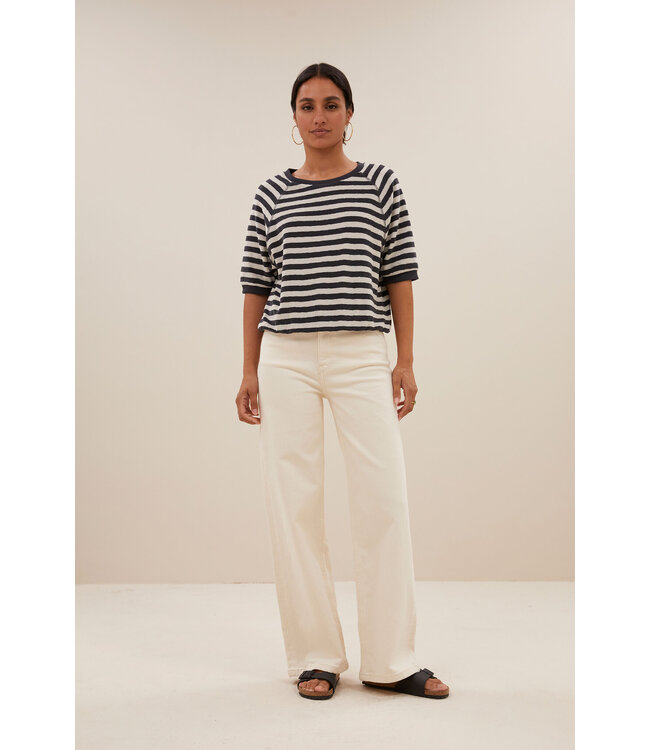 BY-BAR AMSTERDAM 101012 Neva slub stripe  top