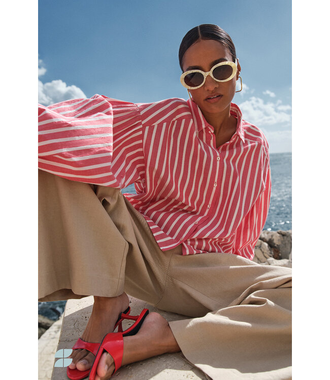 BY-BAR AMSTERDAM 26112057 sarah short stripe blouse