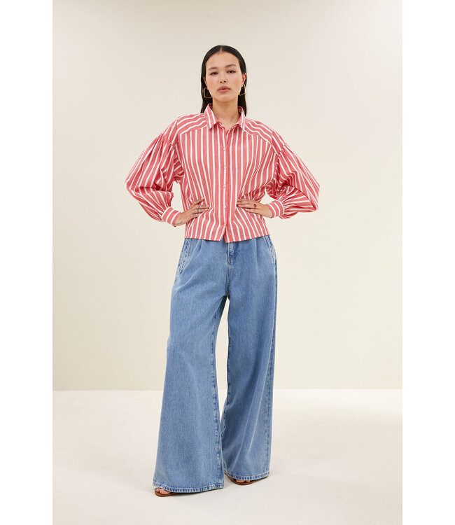 BY-BAR AMSTERDAM 26112057 sarah short stripe blouse