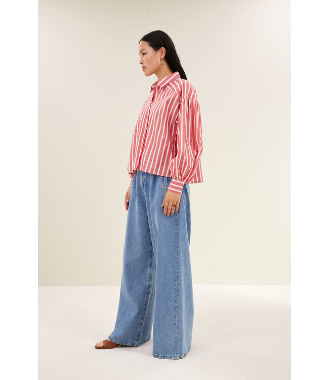 BY-BAR AMSTERDAM 26112057 sarah short stripe blouse