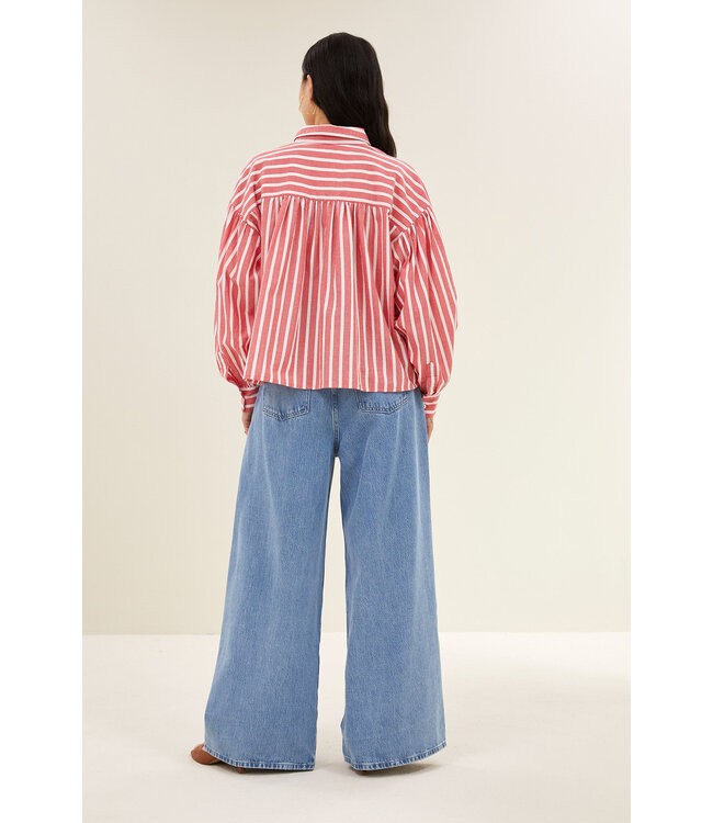 BY-BAR AMSTERDAM 26112057 sarah short stripe blouse