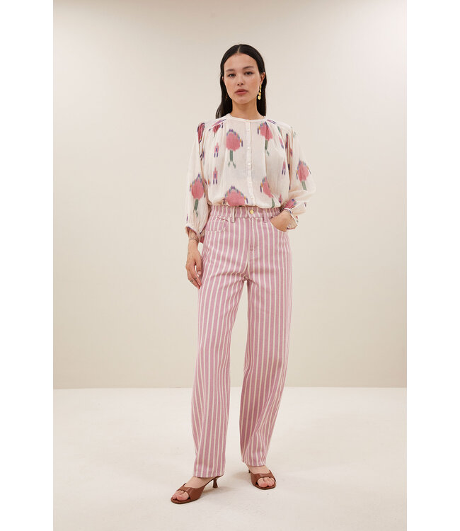 BY-BAR AMSTERDAM 26218031 lew pink rocky pants