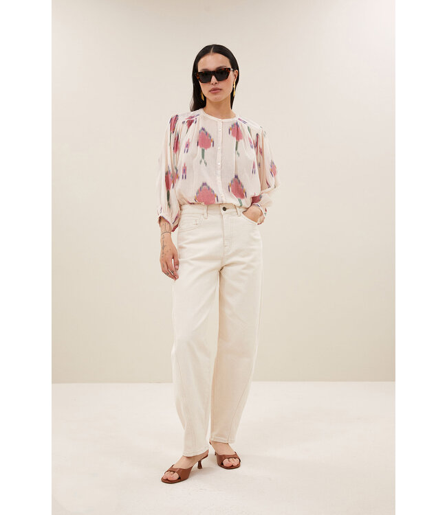 BY-BAR AMSTERDAM 26112020 becky ikat blouse