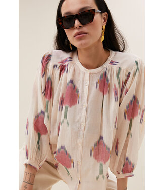 BY-BAR AMSTERDAM becky ikat blouse
