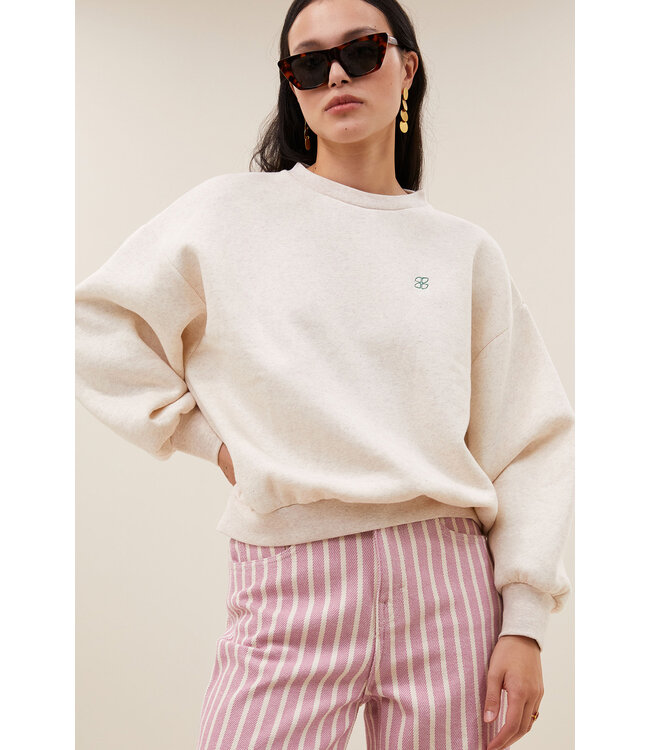 BY-BAR AMSTERDAM 26218902 bibi melange lucky everyday sweater