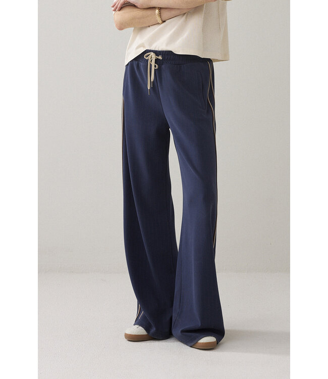 Summum Woman Trouser Pinstripe scuba