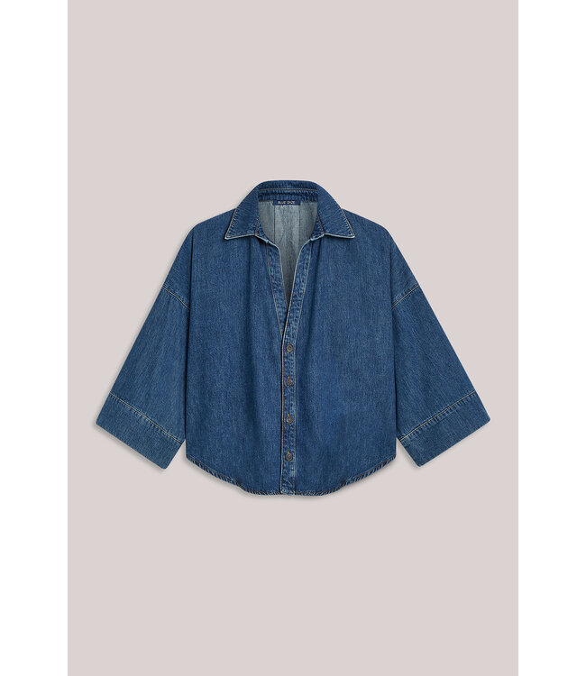 Summum Woman 2s3346-5184 Kimonoblouse denim